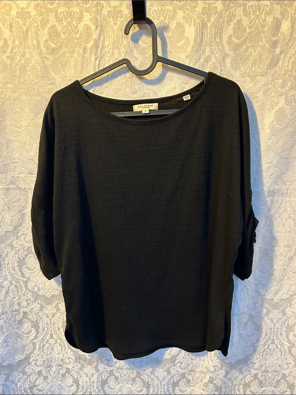 Max Studio Relaxed Short-Sleeve Size S - Picture 1 of 4
